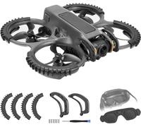 Kit D'accessoires 3 En 1 Avata 2,Pare-Chocs De Cardan Avata 2+Protecteur De Protection D'hélice+Housse De Protection Pour Lunettes 3,Compatible Avec Drone Dji Avata 2 Et Lunettes 3