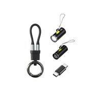Kit d'accessoires 4-en-1 - 4SMARTS - Explorer - câble porte-clés USB-C - adaptateur USB-C→USB-C - briquet et lampe torche USB-C