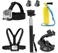 Kit d'Accessoires 5 en 1 Compatible avec GoPro Hero 13 12 11 10 DJI Action 5 Pro AKASO EK7000 V50x Jadfezy Crosstour Caméra