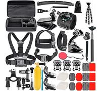 Kit D'Accessoires 50 En 1 Pour Caméra D'Action Gopro Hero 9 8 7 6 5 4 3 3+ 2 1, Dji Osmo Action Sj4000/5000/6000[ZHA5220001]3228]