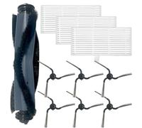 Kit d'accessoires brosse et filtre pour robot aspirateur Eufy C10 avec station auto-vide côté principal et composants filtrants