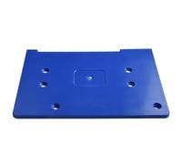 Kit d'accessoires chanfrein pour meuleuse d'angle 100 mm - Plaque de base chanfreinée 45° avec poignée adaptée - Kit de montage en plastique bleu noir pour meuleuse type 100