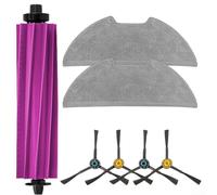 Kit d'accessoires compatible avec aspirateur Eureka E20 Plus comprenant une brosse principale, 4 brosses latérales et des chiffons pour une meilleure couverture de nettoyage