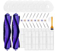 Kit d'accessoires compatible avec aspirateur robot Narwal Freo/J3, brosse principale, brosse latérale, serpillère, filtre HEPA, pièces de rechange