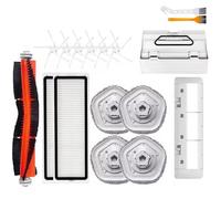 Kit d'accessoires compatible avec Dreame Bot W10 / W10 PRO - Accessoires pour robot aspirateur - Filtre HEPA - Brosse latérale principale - Pièce de rechange