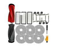 Kit D'accessoires, Compatible Avec Les Aspirateurs Robots Roborock, Qrevo Curv/P20 Pro/Qrevo Edge, Brosse Latérale Principale, Filtres Et Sacs De Nettoyage