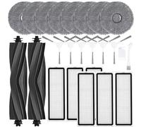 Kit d'accessoires compatibles avec Dreame Bot L10 Prime / L10s Pro /L10 Pro - Pièces de rechange - Brosse latérale principale - Filtre HEPA