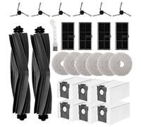 Kit d'accessoires compatibles avec Dreame L10s Pro Ultra Heat/X30 Ultra/L10s Ultra Gen 2/MOVA E30 Ultra, Sacs à Poussière,Serpillères, Brosse Principale, Brosses Latérales, Filtres, pièces de rechange