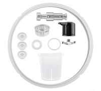 Kit d'accessoires complet pour autocuiseurs électriques 11 pièces avec bague d'étanchéité, valve de déverrouillage de vapeur et autres pièces de rechange