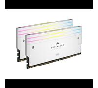 Corsair Kit RAM DDR5 Dominator Titanium RGB 2 modules 0 Go Compatible avec l'iCUE Noir