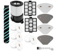 Kit d'accessoires d'aspirateur 13 pièces avec brosse à rouleau, HEPA et filtres en mousse compatibles avec Shark pour PowerDetect pour DuoClean pour modèles sans fil anti-hair-Wrap-Plus IP3251EUT