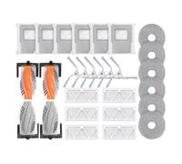Kit D'Accessoires de 28 Pièces pour Aspirateur Robot pour Dji ROMO S ROMO A ROMO P : Brosse Principale Sac à Poussière Lingettes
