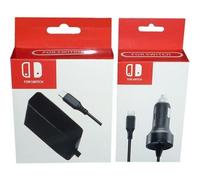 Kit D'accessoires De Chargeur Pour Adaptateur D'alimentation Pour Maison Et Voiture Pour Console De Jeux Vidéo Nintendo Switch