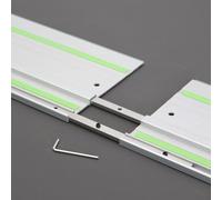 Kit d'accessoires de connecteur de rail de guidage 71358 pour scie à rail de scie à long coupe, solution en acier inoxydable pour une coupe sans couture