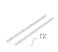 Kit d'accessoires de connecteur de rail de guidage pour scie à chenille, coupleur d'extension de rail en acier inoxydable pour coupes longues, adaptateur auto-alignant avec vis et clé,