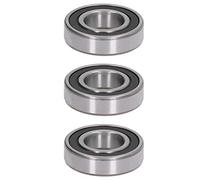 Kit d'accessoires de joint en caoutchouc, roulement à billes à gorge profonde, boîte de vitesses de travail fiable, roulement de moteur en acier (6204 joint en caoutchouc)