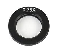 Kit d'accessoires de microscope 0,5 x 0,75 x 1 x 1,5 x 2,0 x pour diapositives de microscope de précision Zoom C 180x 300x (0,75X)