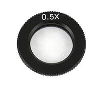 Kit d'accessoires de microscope 0,5 x 0,75 x 1 x 1,5 x 2,0 x pour diapositives de microscope de précision Zoom C 180x 300x (0,5 x 2,0 x)