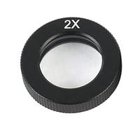 Kit d'accessoires de microscope 0,5 x 0,75 x 1 x 1,5 x 2,0 x pour diapositives de microscope de précision Zoom C 180x 300x (2 x)