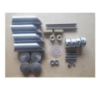 Kit d'accessoires de montage pour poignée de porte inox 316 Ø33,7 mm - paire de poignées inclinées IGS