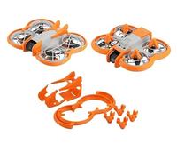 Kit d'accessoires de Protection for Drone Neo - Protections d'hélice, Pare-Chocs de cardan, aileron arrière et Train d'atterrissage (Version Durable, Protection intégrale) (Gris)(for T50 T25 Orange)