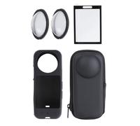Kit d'accessoires de protection pour appareil photo Insta360 Bery,protège-objectif,housse de protection en silicone,protecteurs d'écran,étui pour appareil photo