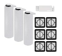 Kit d'accessoires de rechange compatible avec aspirateur humide et sec Xiaomi Truclean W20, comprend 3 brosses rouleau et 6 filtres HEPA, système de filtration lavable et réutilisable, performance de