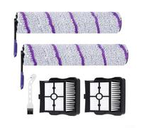 Kit d'accessoires de rechange compatible avec aspirateur Narwal S20 Pro et X-Clean 10 Wet Dry comprenant deux filtres, deux brosses à rouleau et un outil de nettoyage pour l'entretien des sols à