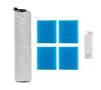 Kit d'accessoires de rechange compatible avec aspirateur Tineco iFloor 2, comprend 1 brosse rouleau, 4 mousses pré-filtrantes