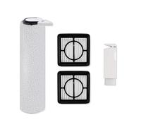Kit d'accessoires de rechange compatible avec aspirateur Xiaomi Truclean W20 Wet Dry, comprend 1 brosse rouleau en velours doux et 2 filtres HEPA lavables, filtration haute efficacité pour nettoyage