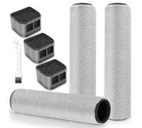 Kit d'accessoires de rechange compatibles avec Xiaomi Truclean W30 Pro/E303HW Aspirateur Humide Sec Pièces Robot Pièces 3 Brosse rouleau principale 3 Filtres HEPA (6 pièces)