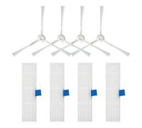 Kit d'accessoires de rechange compatibles pour aspirateur robot Rowenta Explorer X-Plorer Serie 60 RR7455 / RR7447WH, incluant 4 brosses latérales, 4 filtres HEPA