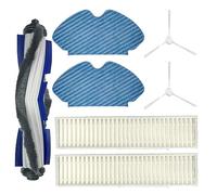 Kit d'accessoires de rechange pour aspirateur brosse latérale, brosse rotative, filtre HEpa, chiffon de nettoyage pour Rowenta Tefal Explorer X-Plorer série 60 RG7447 RG7455 RG7447WH RG7455WH RG7455WH