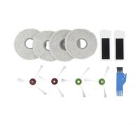 Kit d'accessoires de rechange pour aspirateur Ecovacs Deebot T20 et Omni avec plusieurs articles d'entretien