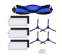 Kit d'accessoires de rechange pour aspirateur Eufy 11S 15C 30C avec brosse à rouleau, 3 filtres et 4 brosses latérales