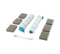Kit d'accessoires de rechange pour aspirateur Leifheit Regulus/Aqua/PowerVac sans fil avec brosse en microfibre et éponge filtrante
