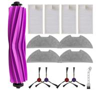 Kit d'accessoires de rechange pour aspirateur robot Eureka E20 pour robot Plus, comprend une brosse principale, des brosses latérales, des filtres et des serpillères, des pièces de nettoyage faciles à