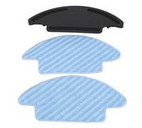 Kit d'accessoires de rechange pour aspirateur robot Lafant M210 M210S M210B M213, 2 chiffons + 1 support, ensemble de chiffons en microfibre réutilisables avec support amovible