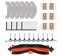 Kit d'accessoires de rechange pour aspirateur robot Uninell UR3 avec sacs à vidange automatique, filtres HEPA, brosse principale en nylon (B)