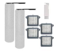 Kit d'accessoires de rechange pour aspirateur sans fil Tineco Floor ONE S7 FlashDry/S6 FlashDry Smart, comprend 2 brosses rouleau + 4 filtres
