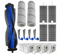 Kit d'accessoires de rechange pour ECOVACS pour Deebot T80S/T80S pour Omini, brosse principale, brosses latérales, filtres, balais à rouleaux et sacs à poussière, ensemble de pièces d'aspirateur