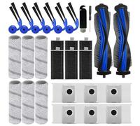 Kit d'accessoires de rechange pour ECOVACS pour Deebot X11 pour X11 Pro, comprend une brosse principale, des brosses latérales, un filtre HEPA et des tampons de nettoyage pour OmniCyclone