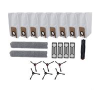 Kit d'accessoires de rechange pour Eufy Omni S1 Pro S1 avec brosse principale, 2 brosses latérales, 2 filtres et 2 sacs de grande capacité (B)