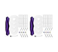 Kit D'accessoires De Remplacement For Brosse Latérale Principale, Filtres Et Chiffons De Nettoyage, Compatible Avec Les Aspirateurs Robots Narwal Et Freo.(24PCS)