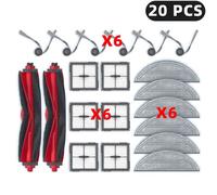 Kit d'accessoires de remplacement pour un nettoyage amélioré pour Roborock Q10 S5