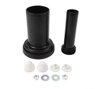 Kit d'accessoires de réservoir de toilette dissimulé avec tuyau de vidange et grand joint d'étanchéité pour toilettes murales - Système de chasse d'eau en plastique compatible avec Stan