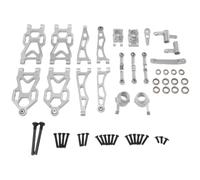 Kit d'accessoires de roulements métalliques avec roulements pour modèles RC à l'échelle 1/16 - Comprend les pièces 16101, 16102, 16103, 16104, 16106, 16201, C8805(Silver)