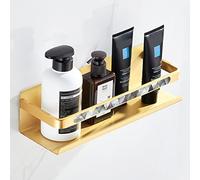 Kit d'accessoires de salle de bain, support rectangulaire de luxe léger, trois porte-gobelets, sèche-cheveux trois porte-gobelets, anneau de serviette, crochets à 5 rangées salle de bains ( Color : Re