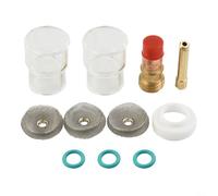 Kit d'accessoires de soudage TIG 332 avec lentille à gaz et 2 pinces de serrage de 4 mm pour WP 17 18 26 Parfait pour les travaux de détail