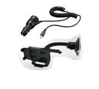 Kit d'accessoires de voiture - HTC - CU S210 - Chargeur allume-cigare - Support ventouse - Pivote 360°